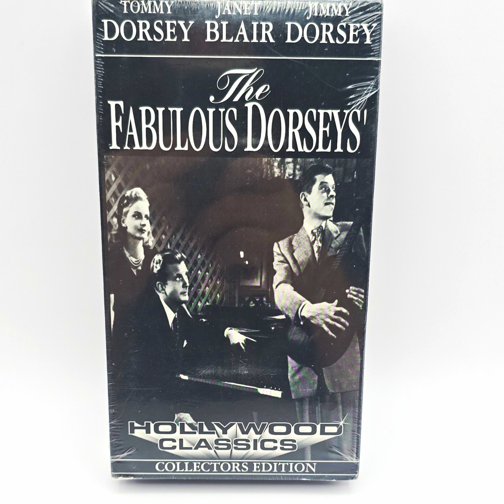 The Fabulous Dorseys VHS Collector's Edition Tommy & Jimmy Dorsey NR B&W